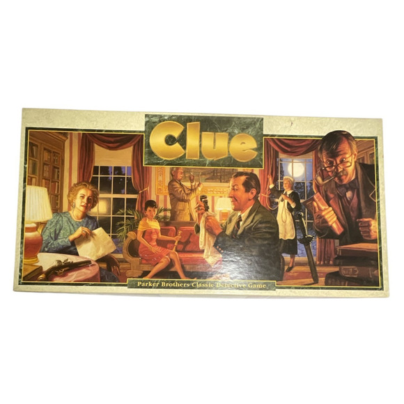 Vintage Clue by Parker Brothers 1992 00045 Classic Detective Board Game - Picture 1 of 8